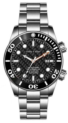 Marc sons taucheruhr carbon - &,