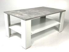 Couchtisch Wohnzimmertisch Sofa Kaffeetisch Bea 100 x 54 cm Beton Optik NEU