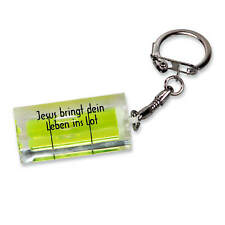 Schlüsselanhänger Wasserwaage Mini Jesus Leben ins Lot