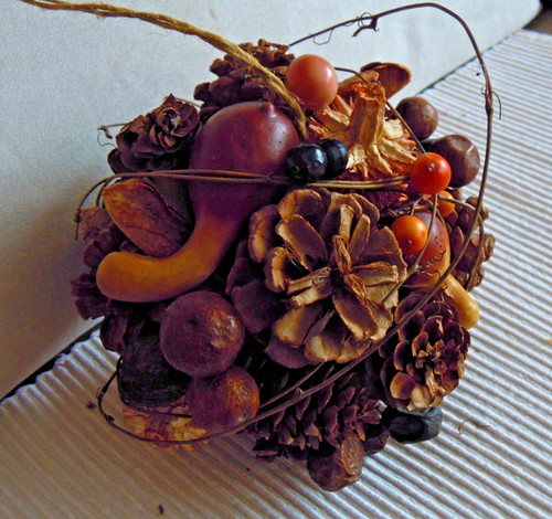 Naturdeko kugel zapfen - -,