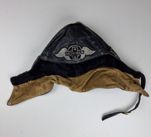 Fliegerhaube leder - m–l, &