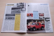 Rallye Racing 23/1989 Isuzu Amigo mit 115PS in einer seltenen Vorstellung auf ei