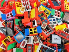 LEGO® 25 Fenster & Türen für City Haus versch. Farben & Größen Sammlung Konvolut
