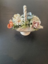 porzellan Blumenkorb