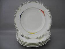 Villeroy & Boch 5 Suppenteller TRIO Bone China 175 Jahre Mettlach 80er Jahre