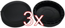 3 X Objektiv Rückdeckel