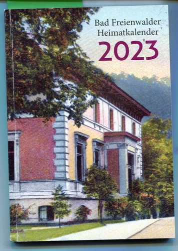 Heimatkalender bad freienwalde - heimatkalender,