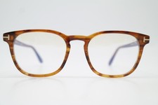 Brille Tom Ford TF5868-B Braun Gold Oval Brillengestell eyeglasses Neu