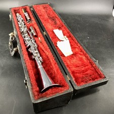 Metallklarinette 1922 Deutsch mit Koffer Klarinette Metall Alt Germany Vintage