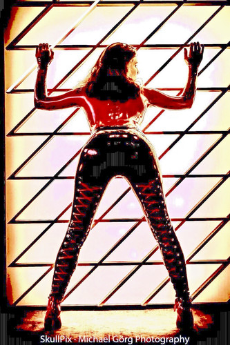 Simon leggins latex - o,