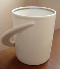 °°° ROSENTHAL CUPOLA ANELLO PLATINRAND 1 KAFFEETASSE D/H=6,5/8 CM M. BELLINI °°°