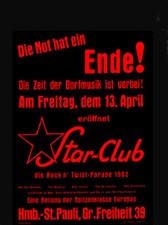STAR-CLUB HAMBURG /  Plakat