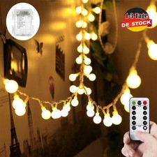 LED Lichterkette Kugeln Außen