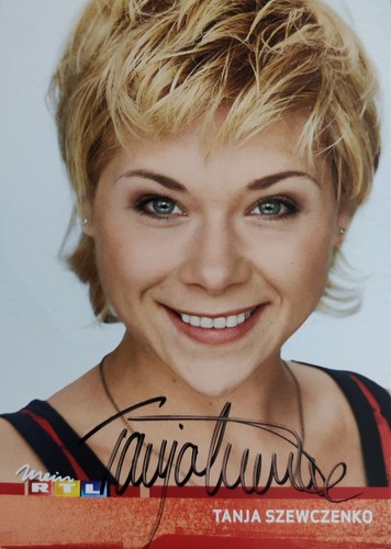Tanja szewczenko autogramm - tanja,