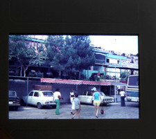 Foto Dia Mercedes Benz Bus Opel Fiat Reise osteuropa 1975 PKW AJ