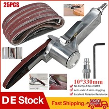 10 Mm Druckluft-Bandschleifer Finger-Power-Feile Mit 25-teiligem Schleifband DHL