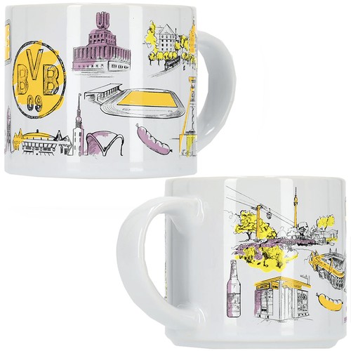 Bvb tasse dortmund panorama - bvb,