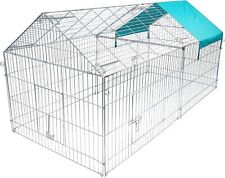Freilaufgehege Freigehege Hasenkäfig Kaninchenstall Freilauf Welpenauslauf 0201