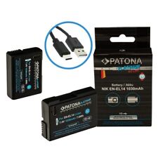 2x Akku für Nikon EN-EL14 mit