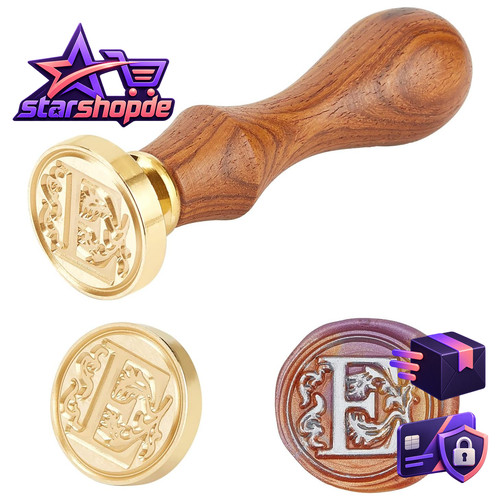 Wachs siegel stempel - siegel, holz