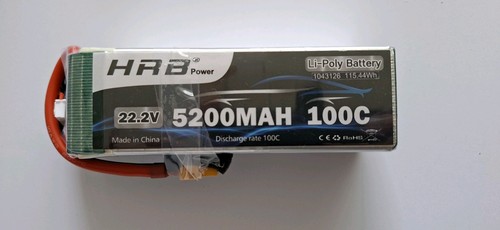Hrb lipo batterie 2 v - 22,2,