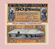NOTGELD  50 Pfennig  Schweich