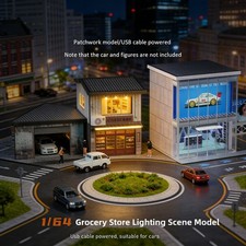 Diorama 1/64 Car Garage Model