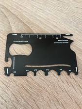 Allzweckwerkzeug Werkzeug Flaschenöffner, Dosenöffner, Bit Messer, Lineal, Brief