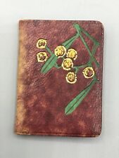 Portemonnaie Taschenkalender Kalender Art Deco Leder Handtasche 1927 Antik Alt