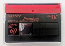 Sony DVM60 Premium Kassette 60/90 mini DVC DVM MiniDV Camcorder Tape