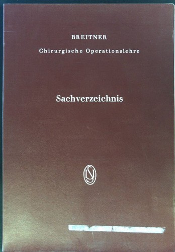 Chirurgische operationslehre - chirurgische,