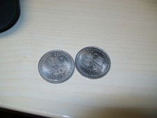 ✅   2 Stück 2 DM Konrad Adenauer 1969 F #106