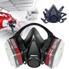 Gasmaske Staubmasken Atemschutz Feinstaub Schutzmaske Staub Gase Dämpfe,Lackier
