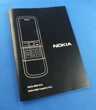 Original Nokia 8800 Sapphire ARTE Edition Bedienungsanleitung Buch Anleitung ENG