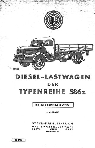 Steyr 586 umfangreiche - 586,