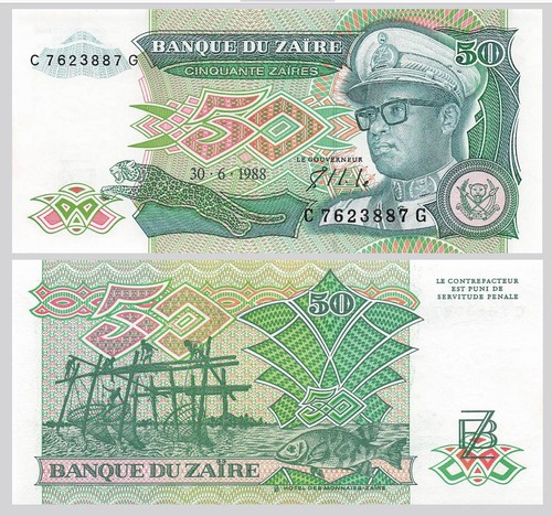 Zaire zaires 1988 - ,