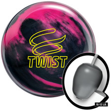 Bowling Ball Brunswick Twist Pink Black