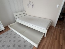 PAIDI Kinder- / Jugendbett Biancomo ecru-weiß 1,00 x 2,00m OHNE Bettkasten