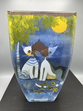 Goebel Vase Amici Della Luna von Rosina Wachtmeister, Glasvase