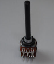 Potentiomenter 22KOhm, stereo 6mm Achse Radiohm CIJP20C Linear Poti Drehpoti