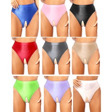 DE Damen Unterhose Öl Glanz