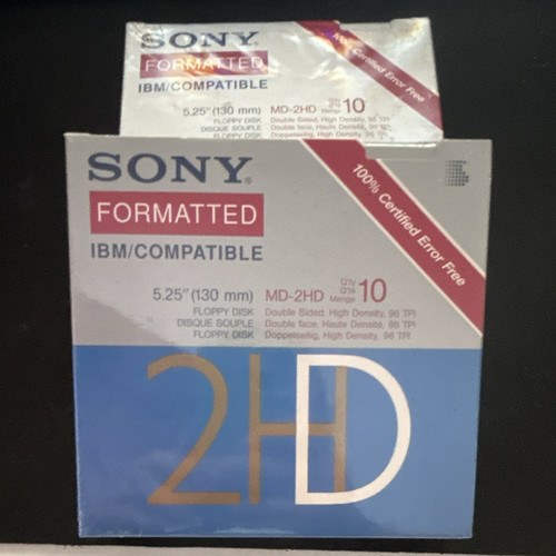 Sony 2hd floppy - sony, 5,25"