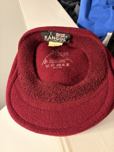 Vintage red kangol 100 wool - vintage,