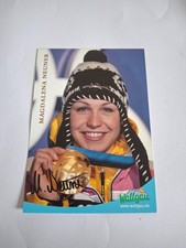 Karte Magdalena Neuner (Wintersport)  mit Autogramm - ORIGINAL..