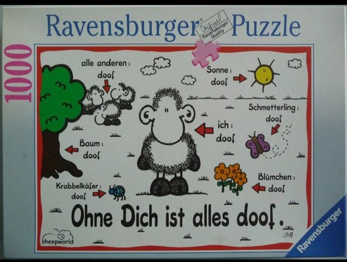 Puzzle sheepworld 1000 teile - puzzle,