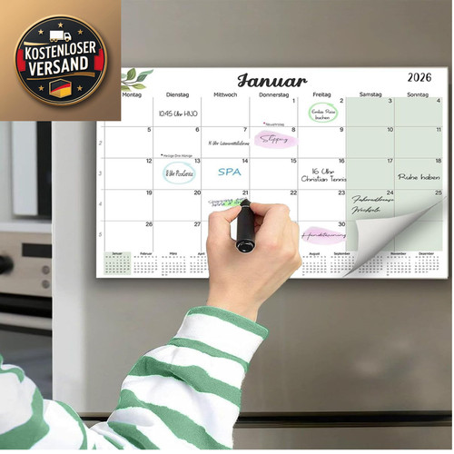 Magnetischer kalender 2026 - magnetischer,