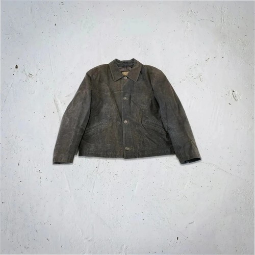 Distressed lederjacke - distressed,