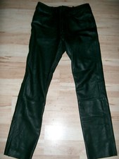 Motorradlederhose Lederhose schwarz von hoco Größe 56