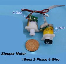 Micro Mini 15mm 2-Phasen 4-Draht Präzision Planetengetriebe Schrittmotor