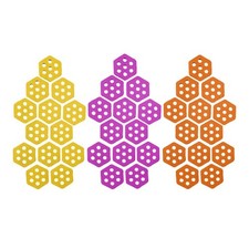 12Pcs Hexagon Surfbrett Pads